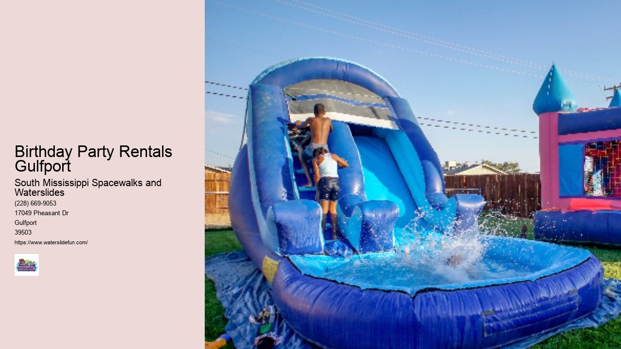 Birthday Party Rentals Gulfport