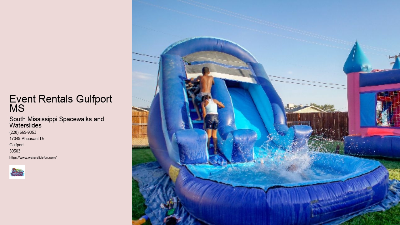 Event Rentals Gulfport MS